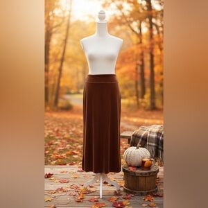 Southcott Rust Velveteen Shelby Pencil Skirt, size Medium!